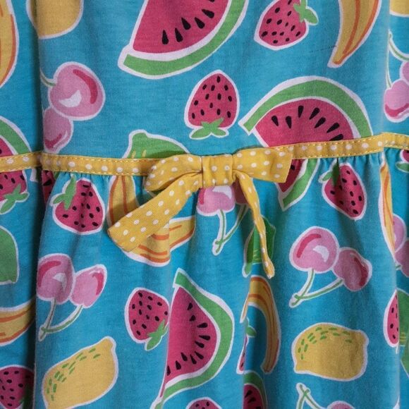 Nannette Kids Fruity Cotton Knit Summer Dress size 7 - Picture 3 of 4